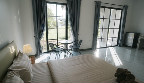 Villa, 1 cama de matrimonio grande, vistas al jardín