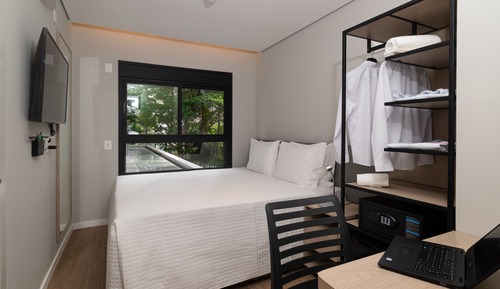 Estudio ejecutivo, 1 cama de matrimonio