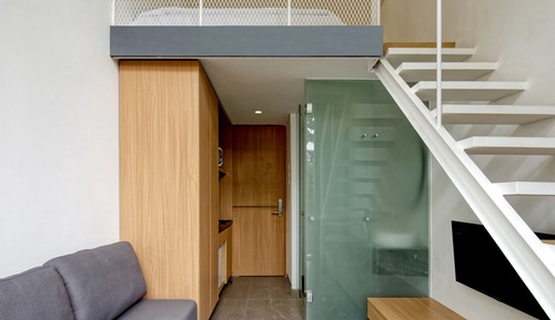 Habitación superior, 1 cama de matrimonio, no fumadores, entresuelo