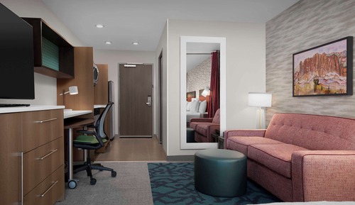 Suite estudio, 2 camas de matrimonio