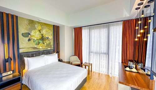 Habitación Deluxe doble, 1 cama doble, vistas a la ciudad