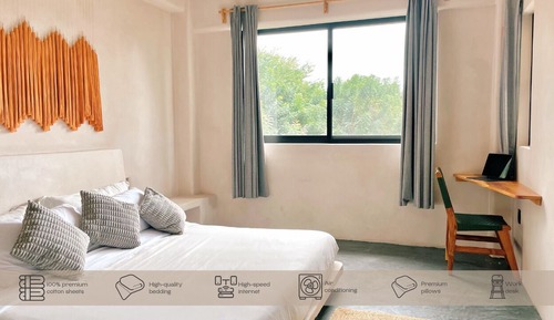 Loft Deluxe, 1 cama de matrimonio grande, Aire acondicionado, vistas al complejo turístico