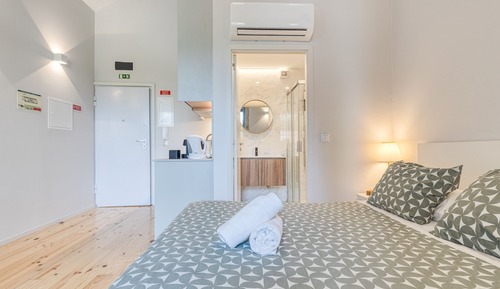 Estudio estándar, varias camas, no fumadores, baño privado