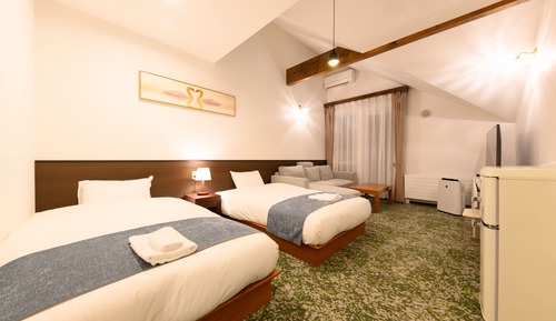 Habitación Deluxe con 2 camas individuales, vistas al mar