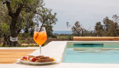 Suite superior, piscina privada, vistas al patio