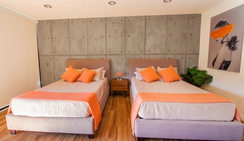 Suite estudio Deluxe, 2 camas de matrimonio