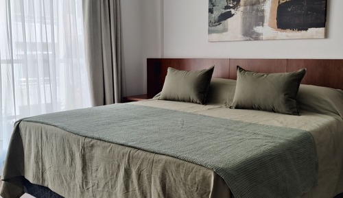 Estudio Deluxe, 1 cama de matrimonio con sofá cama