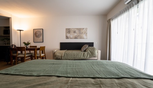 Suite estudio Deluxe, 1 cama de matrimonio con sofá cama