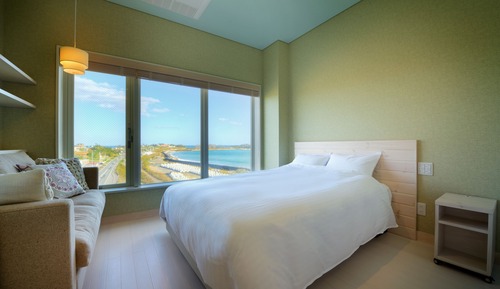 Habitación doble de uso individual, 1 cama individual grande, no fumadores, vistas al mar