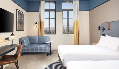 Habitación Deluxe, 2 camas individuales, vistas a la ciudad (Cathedral View)