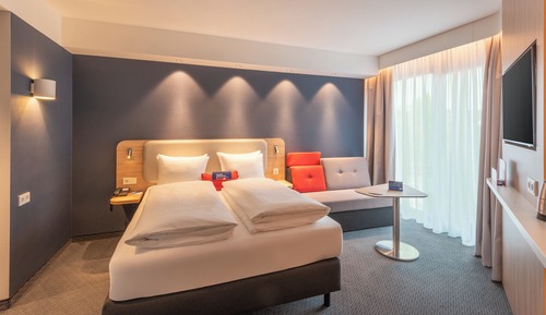 Habitación estándar, 1 cama de matrimonio con sofá cama