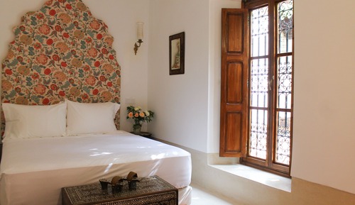 Habitación de lujo doble, en la zona del patio