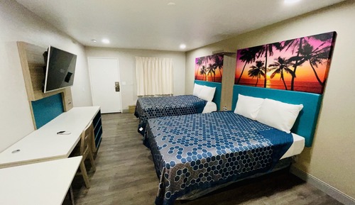Habitación Confort, 2 camas de matrimonio, vistas a la montaña