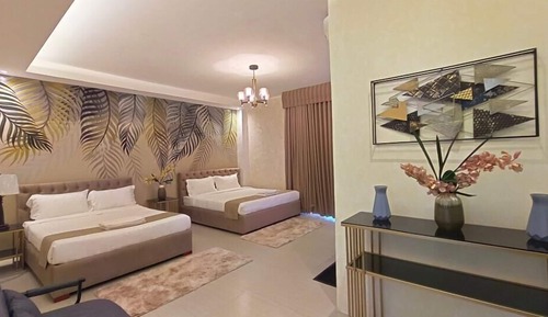 Habitación superior, 2 camas de matrimonio