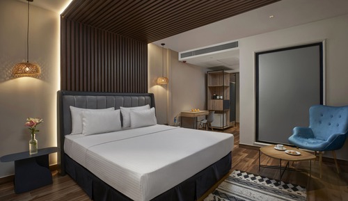 Habitación Deluxe, 1 habitación, vistas al jardín, planta baja