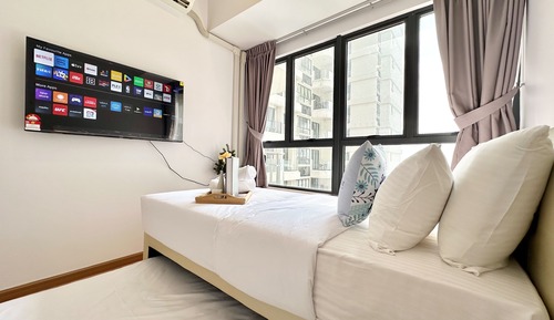 Apartamento Confort, 2 habitaciones, no fumadores, vistas a la piscina