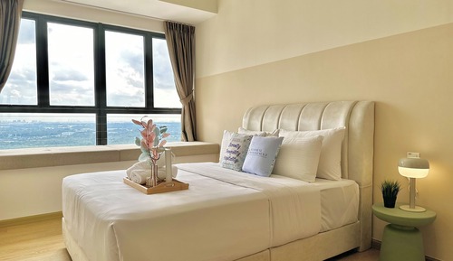 Apartamento Confort, 3 habitaciones, patio, vistas al mar