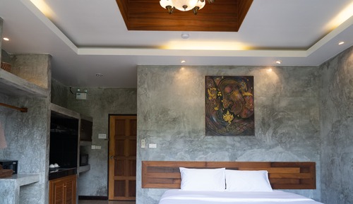 Villa Deluxe, 1 cama de matrimonio grande, no fumadores, vistas a la montaña