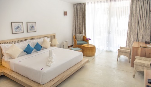Habitación Deluxe doble, terraza, vistas al mar