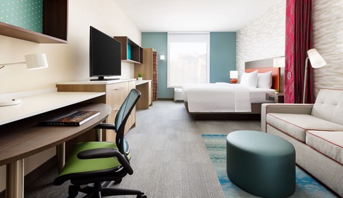 Suite estudio, 1 cama de matrimonio grande, accesible para personas con discapacidad, bañera