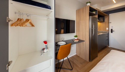 Estudio tradicional, 1 cama doble