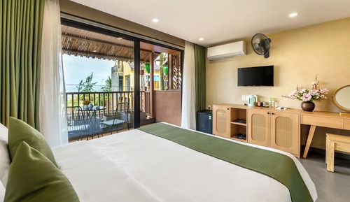 Suite junior, balcón, vistas al jardín