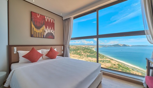 Apartamento, 2 habitaciones, balcón, vistas a la playa
