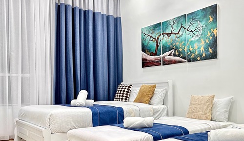 Apartamento familiar, 5 habitaciones, accesible para personas con discapacidad, vistas a la ciudad