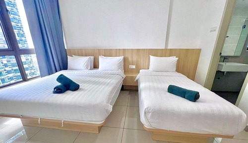 Apartamento Confort, varias camas, no fumadores, vistas a la ciudad
