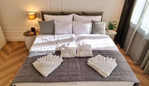 Habitación superior con 1 cama doble o 2 individuales, no fumadores, vistas a la ciudad