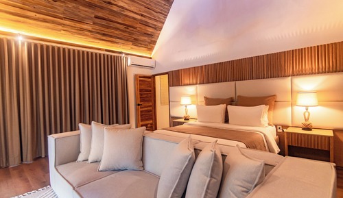 Cabaña Deluxe, 2 habitaciones, piscina privada