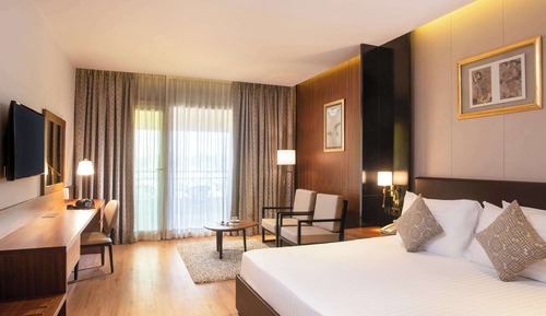 Habitación ejecutiva, 1 cama de matrimonio grande, vistas a la ciudad