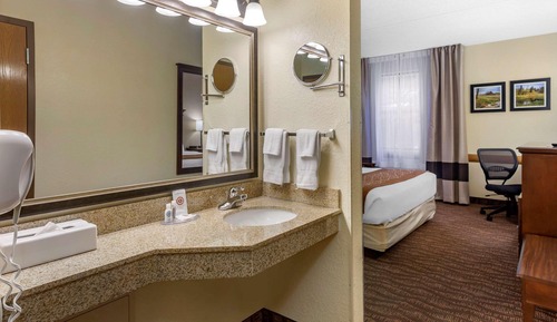 Habitación, 1 cama de matrimonio grande, accesible para personas con discapacidad (Roll In Shower)