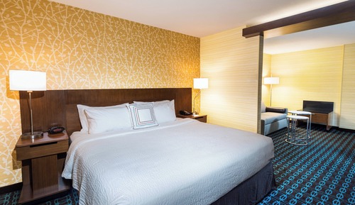 Suite, 1 cama de matrimonio grande con sofá cama, no fumadores (Mobility Accessible, Roll-In Shower)