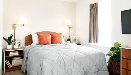 Habitación tradicional, 1 cama de matrimonio con sofá cama