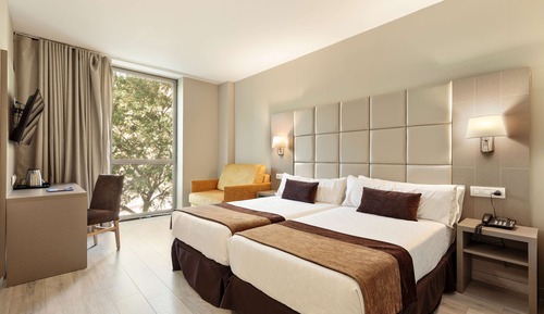Habitación Business doble, 2 camas individuales, vistas al jardín