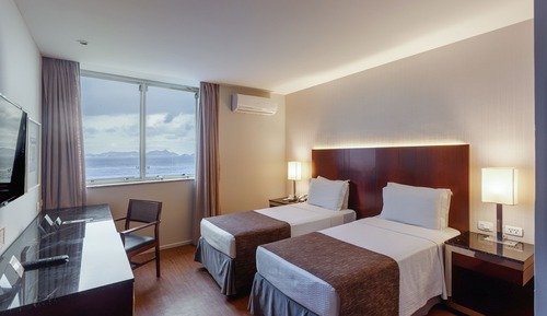 Habitación Deluxe con 2 camas individuales, 2 camas individuales, vistas al mar