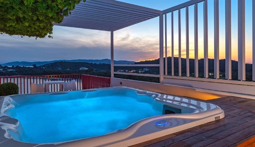 Suite, 2 habitaciones, bañera de hidromasaje, vistas al mar