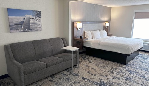 Suite estudio, 1 cama de matrimonio grande, no fumadores (Mobility, roll-in shower)