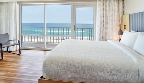 Suite familiar, 1 cama doble, balcón (Gulf front)