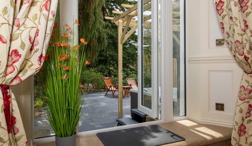 Habitación superior, vistas al jardín