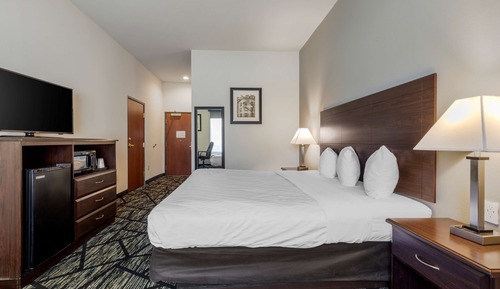 Habitación estándar, 1 cama de matrimonio grande, no fumadores, frigorífico y microondas