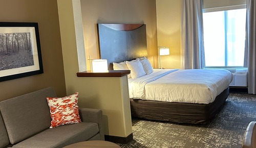 Suite estudio Premium, 1 cama de matrimonio grande, accesible para personas con discapacidad