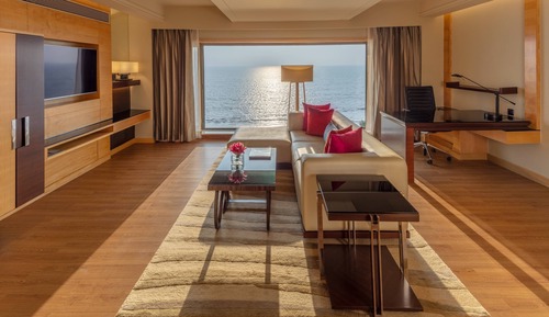 Suite ejecutiva, 1 cama doble, no fumadores, vistas al mar