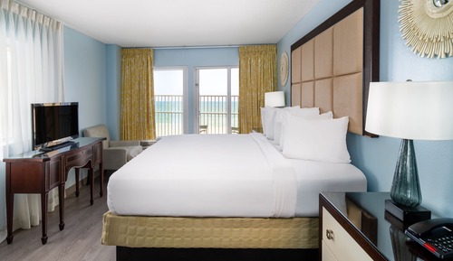 Suite ejecutiva, varias camas, frente al mar