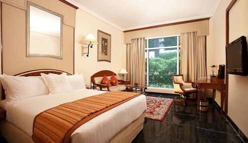 Habitación estándar, 1 cama de matrimonio grande, vistas al jardín (Corporate Room Double)