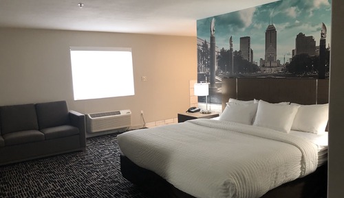 Suite, 1 cama de matrimonio grande con sofá cama, no fumadores, bañera de hidromasaje