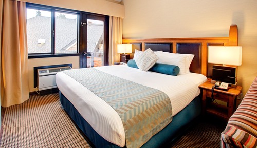 Suite estudio, 1 cama de matrimonio grande con sofá cama, balcón