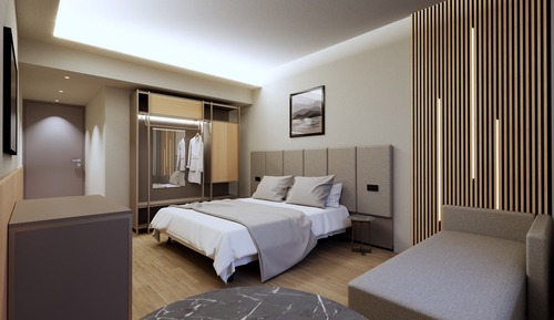 Habitación estándar con 1 cama doble o 2 individuales