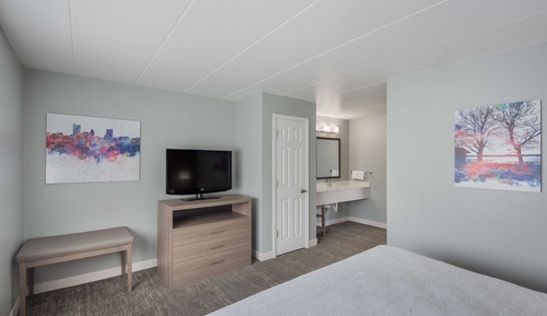 Suite, 1 cama de matrimonio grande, no fumadores (Larger Room;with Sofabed)
